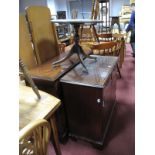 Two Modern Mahogany Sideboards, both having top with moulded edge over two short drawers, twin