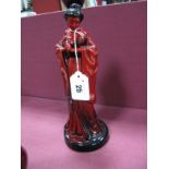 A Royal Doulton Flambé Model of The Geisha, HN3229, a Collector's Club Exclusive, black printed