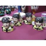 Four Peggy Davies "Beatles" Character Jugs, by John Michael, artists proof set. (4)