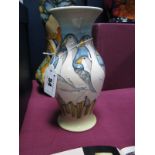 A Moorcroft Pottery Vase, decorated in the Goose design from the Fowler's Farmyard Collection by