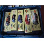 Five Boxed Corgi 1:50 Scale Diecast Brewery Collection Lorries, #20901 AEC chains and barrels "