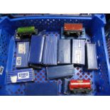 A Quantity of Hornby Dublo Three Rail Four Wheel Wagons. Including "Royal Daylight", brake van, 20