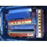 A Quantity of Hornby Dublo Three Rail Coaches, including Western region, Midland region, LMS,