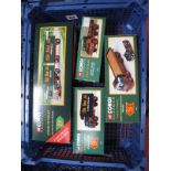 Four Boxed Corgi Classics 1:50 Scale Diecast Eddie Stobart Lorries, #97369 AEC Truck and Trailer, #