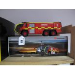 A Boxed Wiking 1:43rd Scale Diecast Rosenbauer FLF Panther 6x6 Heathrow Airport Fire and Rescue