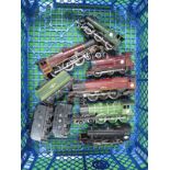 A Quantity of "OO" Scale Steam Outline Locomotives, by Hornby, Tri-ang and Mainline among others,