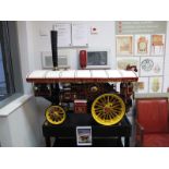 A 2 Inch Scale Engineered Live Steam Model of Fowler Showmans Engine "Princess". Based on the