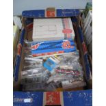 A Large Quantity of Plastic HO Scale Lineside Accessories, by Preiser and Quick among others. Many