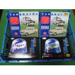 Four Boxed Corgi and Lledo Diecast Vehicles, #CC06301 Daimler Ambulance "Birmingham", #CC06303