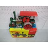 A Boxed Wilesco Live Steam "Old Smoky" Steam Roller #D36. This model has been steamed once and is in