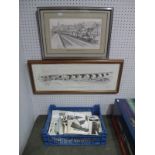 A Quantity of Railway Related Ephemera. Including photographs, booklets, postcards, subjects include