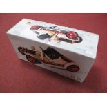 A Boxed Mamod Live Steam Roadster #SA1. This model is un-steamed and in very good condition, with