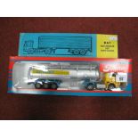 Two Boxed 1:50th Scale Diecast Lorries. Tekno Scania 142m Tanker "De Rijke", and Lion Car #36 DAF