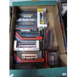 Ten Boxed and Cased Corgi, E. F. E. and Creative Master Diecast Coaches and Buses. Including,