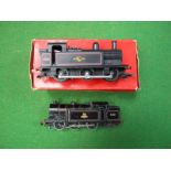 A Hornby Dublo Three Rail 0-6-2 Tank. Playworn. Plus a Tri-ang 0-6-0 3F Locomotive. Very good in