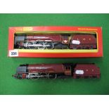 Two "OO" Scale Hornby 4-6-2 "Duchess of Sutherland" Locomotives, both tender drive, both LMS livery,