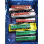 A Quantity of Post War Hornby Dublo Eight Wheel Coaches. Both two and three rail. Including Southern