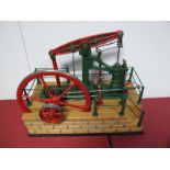 A 1 Inch Scale Finished Model of a 12 HP Beam Engine by R. Sanderson, Glasgow c. 1846. From a set of