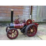 A Four Inch Live Steam Model of a Ruston Proctor Steam Tractor, built from plans and parts from