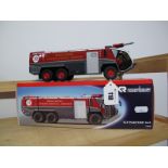 A Boxed Wiking 1:43rd Scale Diecast Rosenbauer FLF Panther 6x6 Hong Kong International Airport