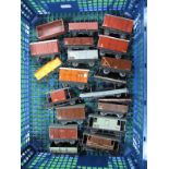 A Quantity of Hornby Dublo Two and Three Rail Four Wheel Wagons. All post war including British Rail