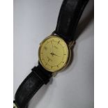Mappin & Webb; A Gent's Wristwatch, the signed dial with baton markers and date aperture, stamped "