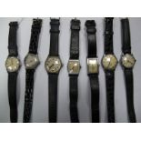 Yeoman, Olma, Moeris and Cyma Gent's Wristwatches. (7)