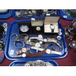 Assorted Lady's and Gent's Wristwatches:- One Tray