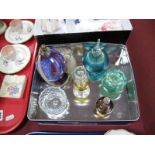 Mottled Glass Scent Spray, iridescent glass perfume bottle and apple, Liberty and Tim Casey scent
