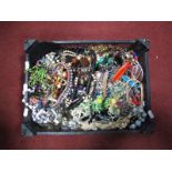 A Large Mixed Lot of Assorted Costume Jewellery:- One Box