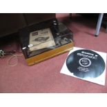 A Duel 1229 Automatic Turntable, with instructions and a Goldring anti static mat. (2)