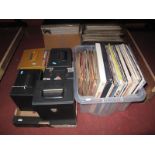 A Collection of 45RPM, 78RPM and LP's, including Kinks, Beatles, Hollies, etc, (including four 45RPM