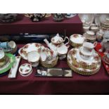 A Royal Albert Old Country Roses Tea Service, of approximately forty pieces, comprising cups,