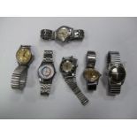 Ingersoll, Charles Nicolet, Optima, Gruen and Abnother Gent's Wristwatch. (6)