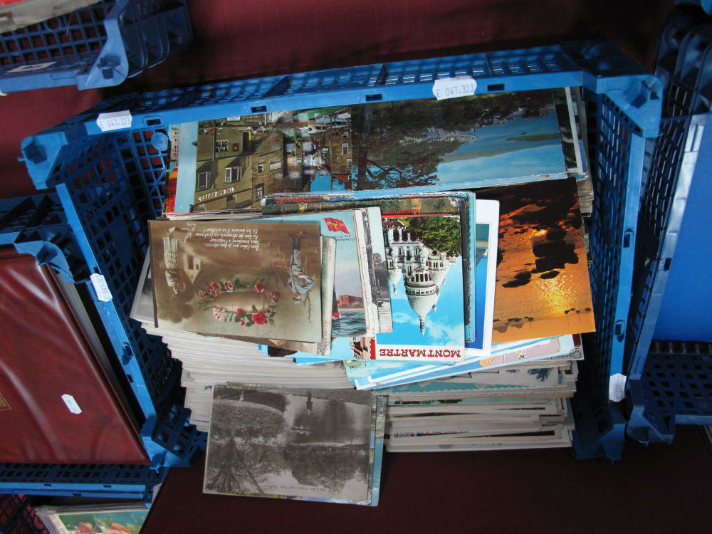 A Good Quantity of Early to Mid XX Century Postcards, which occasionally have a local interest.