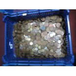 A Large Quantity of UK Pre-Decimal Coins, with some earlier/better grade pieces noted.