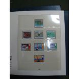 A Mint G. B. Commemorative and Definitive Collection 1981-1990, fastidiously arranged in a high