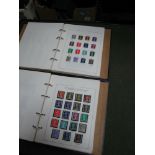 GB Stamps, two partially filled albums, Victoria to 1975, mint and used including a couple of 2d