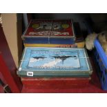 Vintage Boxed Games, Lott's Chemistry Set, Escalado, Dover Patrol and Spilli-Wobble.