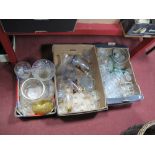 A Quantity of Miscellaneous Glassware:- Three Boxes