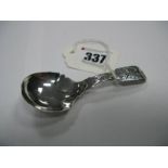 XIX Century Silver Hallmarked Caddy Spoon, Birmingham hallmark 1864.