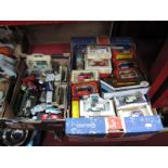 A Collection of Boxed and Loose Diecast Vintage Vehicles, Mainline bus, model trains, etc, including