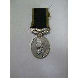 A Single for Efficient Service Medal, Territorial, King George VI, awarded to 3189909 Pvt. R.