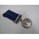 A Single General Service Medal King George VI Malaya, awarded to 2879096 Pte G. Cheyne, Gordons
