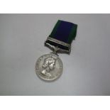 A Single General Service Medal Queen Elizabeth II Northern Ireland , awarded to 24000994 GDSM C.W.