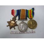 A World War One Trio, War, Victory and 1914-15 Star, awarded to 17141 Pte W.H. Bedson, York and Lanc