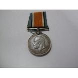 A World War One War Medal, awarded to 13-966 Pte H. Teale, York and Lanc Regiment, 13th BATT