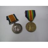 A World War One Duo, War and Victory Medals, awarded to Lieut W.A Tyzack, 15 Batt York and Lanc