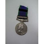 A Single General Service Medal Queen Elizabeth II Northern Ireland , awarded to 24694141 Pte S.