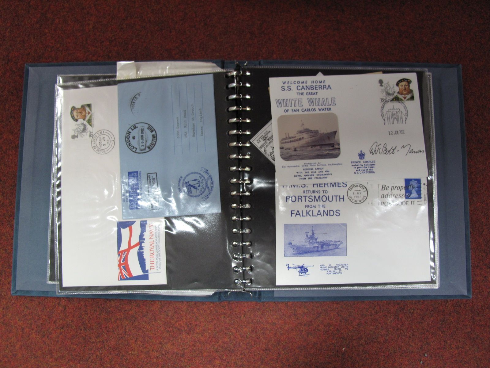 An Album of Fifty-One Benham and Wessex Philatelic Covers Commemorating The Falklands War. Many